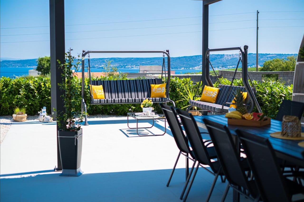 Villa Sky - Heating Pool Kastel Novi Ngoại thất bức ảnh