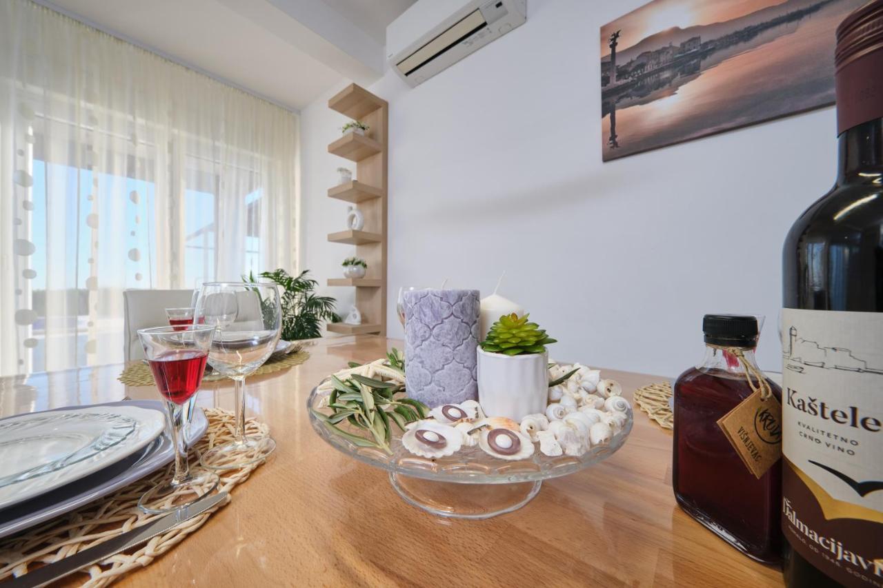 Villa Sky - Heating Pool Kastel Novi Ngoại thất bức ảnh
