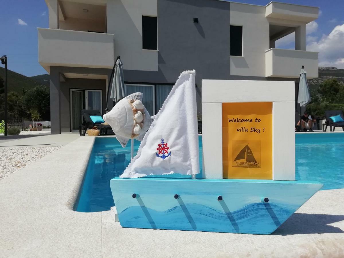 Villa Sky - Heating Pool Kastel Novi Ngoại thất bức ảnh